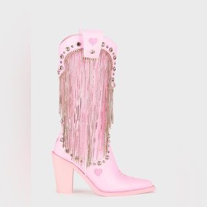 Sugar Thrillz
Present Perfect Cowboy Boots - Pink